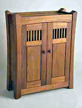 Juniper Series Wall Cabinet in Walnut