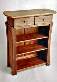 Juniper Series Walnut Bookcase